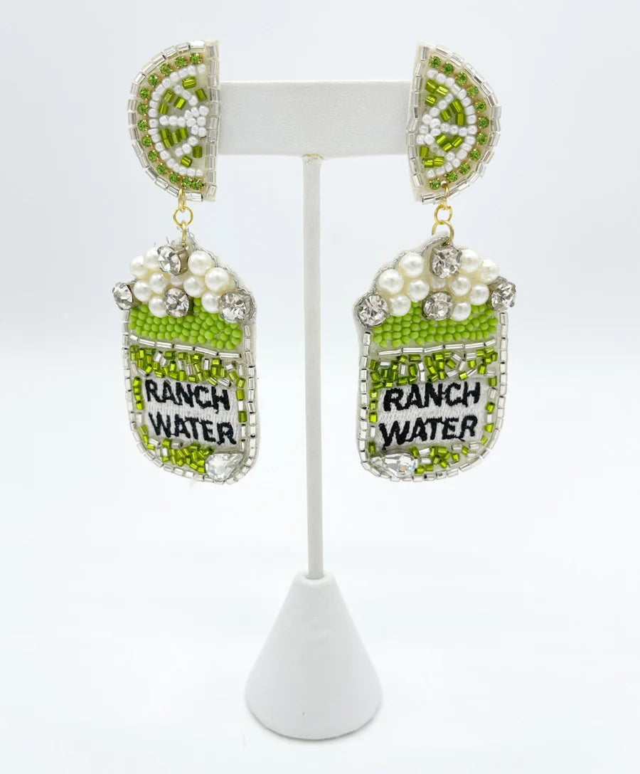 Beaded Ranch Water Earrings