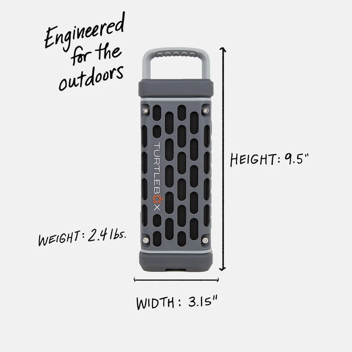TURTLEBOX - Gray Ranger Speaker