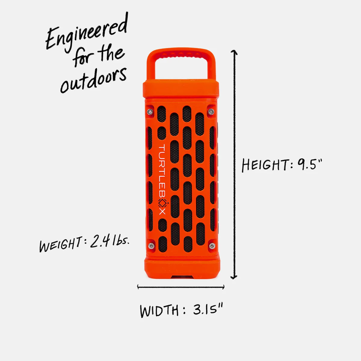 TURTLEBOX - Orange Ranger Speaker