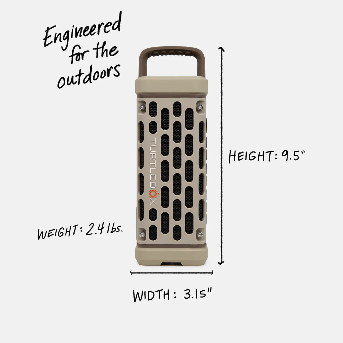 TURTLEBOX - Tan Ranger Speaker