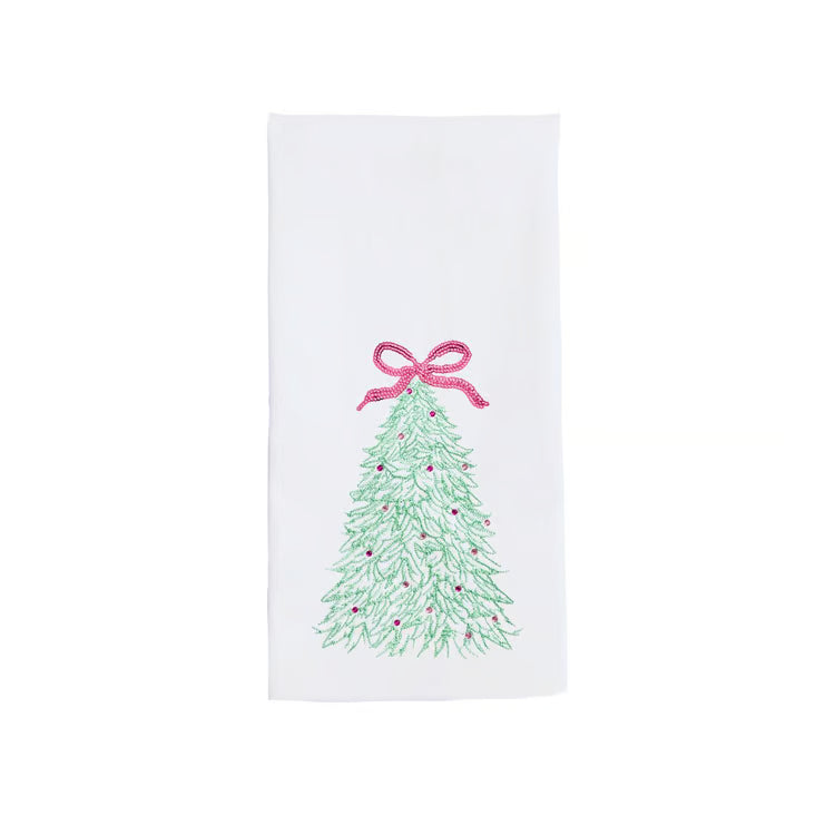MS - Tea Towel - Rosy Woodlands Tree