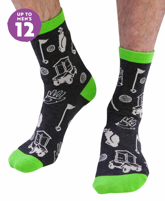 Golfers Grey Crew Sock