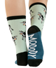 Moody in the AM Blue Crew Socks