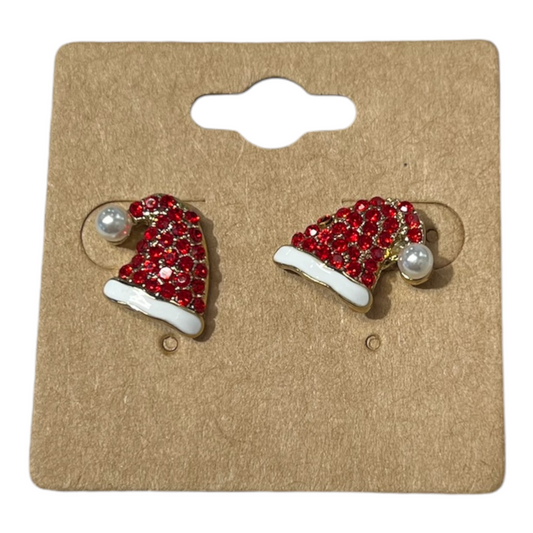 Santa Hat Stud Earrings