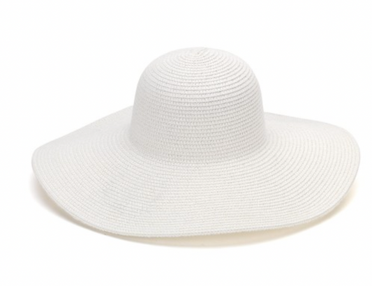 White Adult Floppy Hat