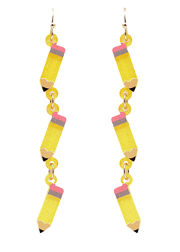 Multi Pencil's Drop Earrings