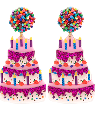 Birthday Cake Earrings