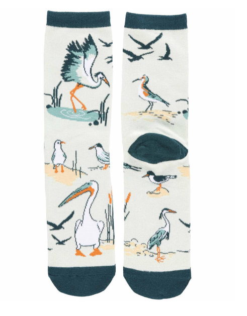 Shore Birds Crew Socks