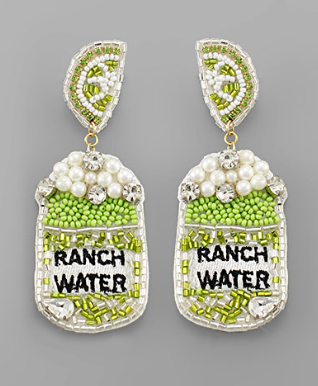 GS - Ranch Water Beaded Earrings