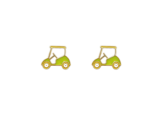 GS - Small Stud Golf Cart Earrings