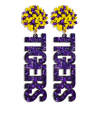 GS - Tigers Glitter Earrings
