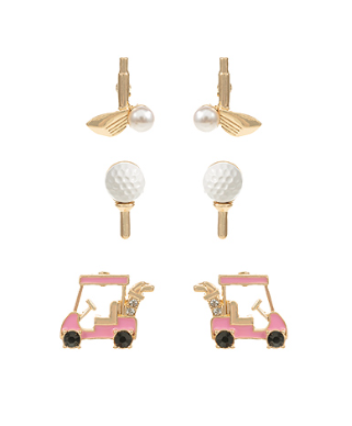 GS - Golf Trio Studs