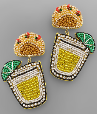 GS - Shot Beaded Earrings