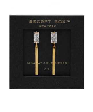GS - Gold Bar Earrings