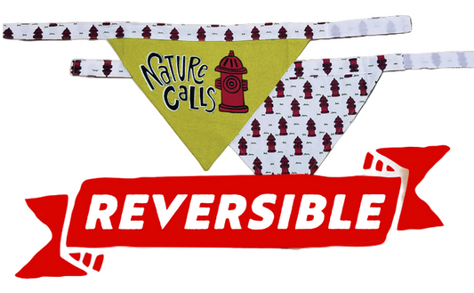 Small Nature Calls Dog Bandana