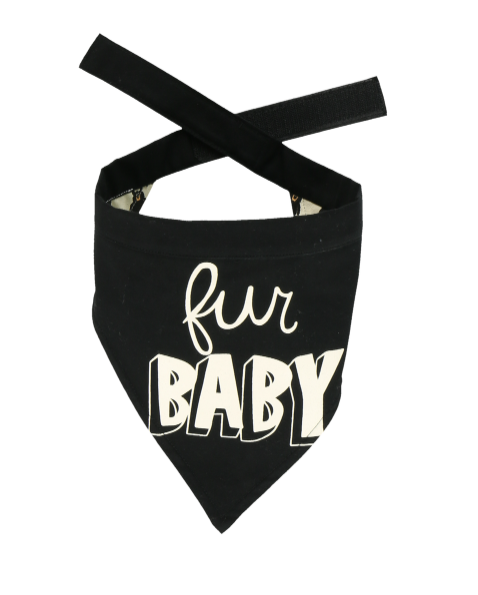 Medium Fur Baby Dog Bandana