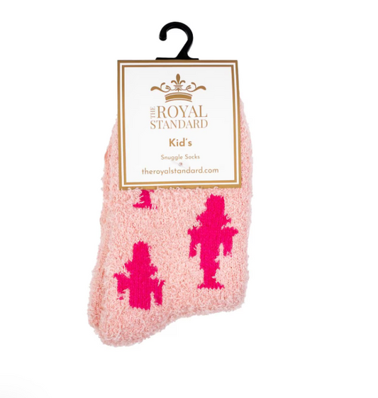 TRS - Kids - Pink Nutcracker Snuggle Socks