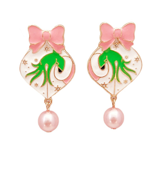 GS - Pink Feelin Grinchy Earrings