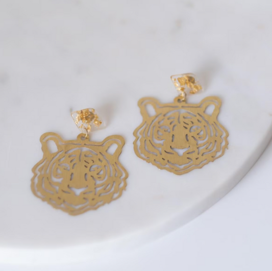 TRS - Go Get Em Tiger Earrings