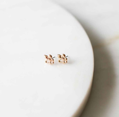TRS - Fleur de Lis Post Earrings