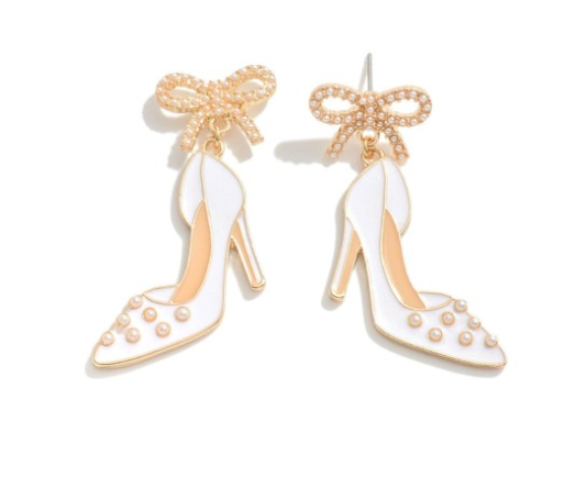 V&L - Bridal Heel Earrings