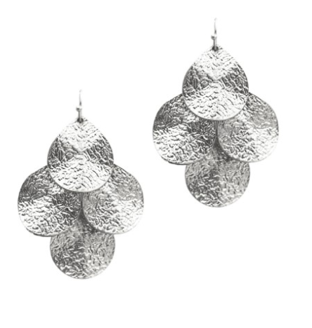 V&L - Silver Kaylee Earrings