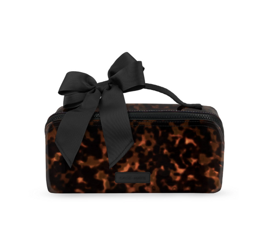 Case-Mate: Jelly Cosmetic Bag - Tortiseshell Bow