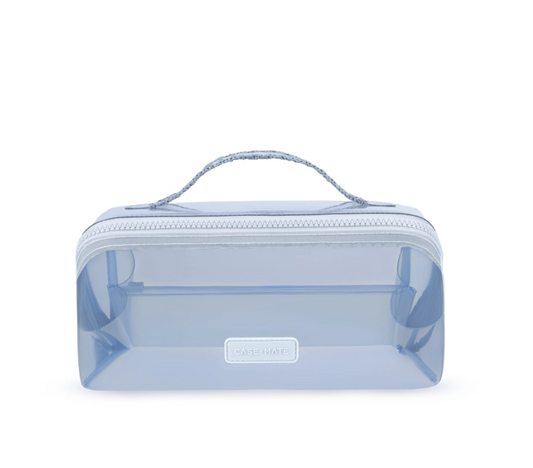 Case-Mate: Jelly Cosmetic Bag - Carolina Blue Crochet Weave