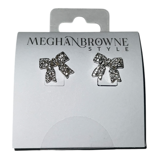 Meghan Browne - Priss Silver Bow Earrings