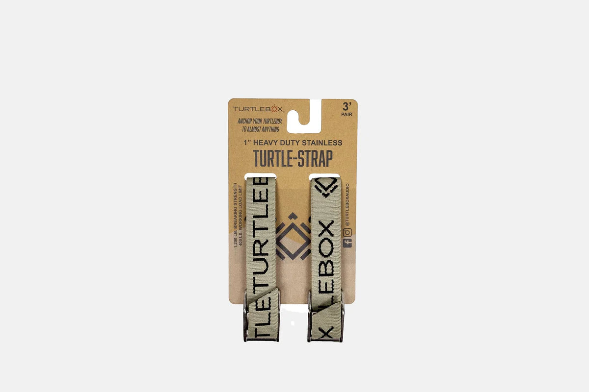 TURTLEBOX - Tan Tie-Down Straps