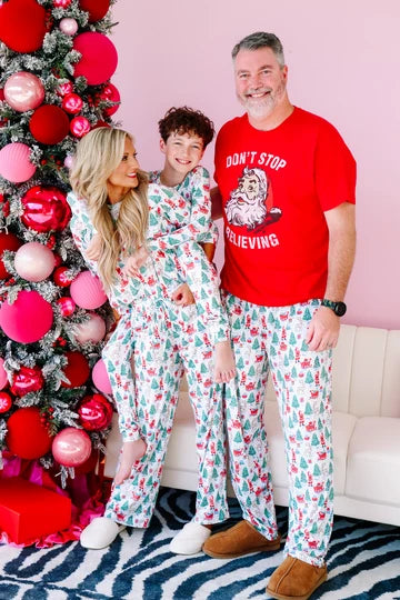 MS - Annie Baby Onesie PJ - Tidings Toile
