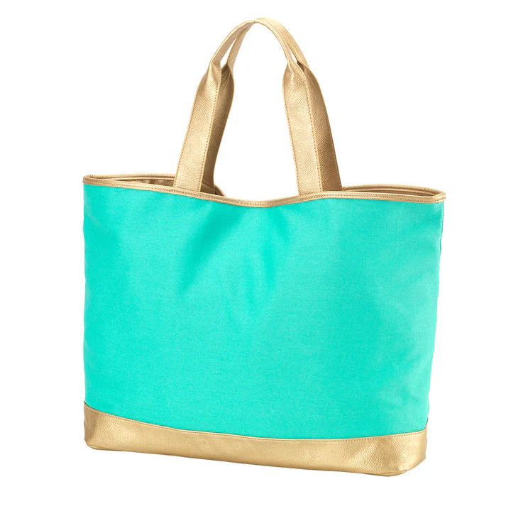 VIV & LOU - Mint Cabana Tote Bag