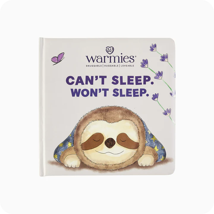 Warmies Books - "Can't Sleep. Won't Sleep." Board Book