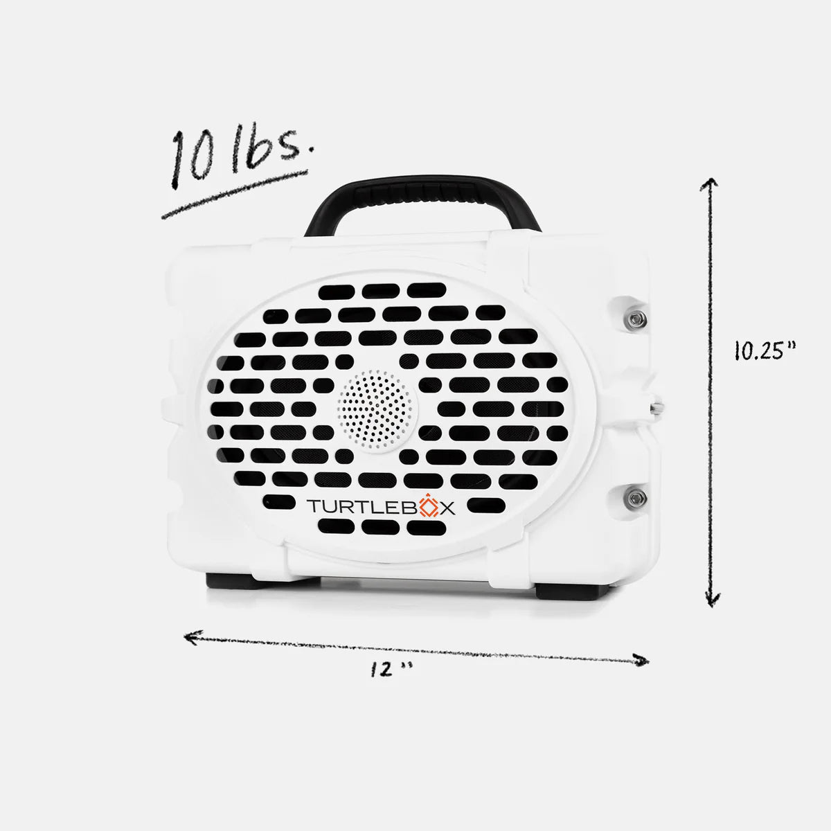 TURTLEBOX - White & Black (Original Gen 3) Speaker