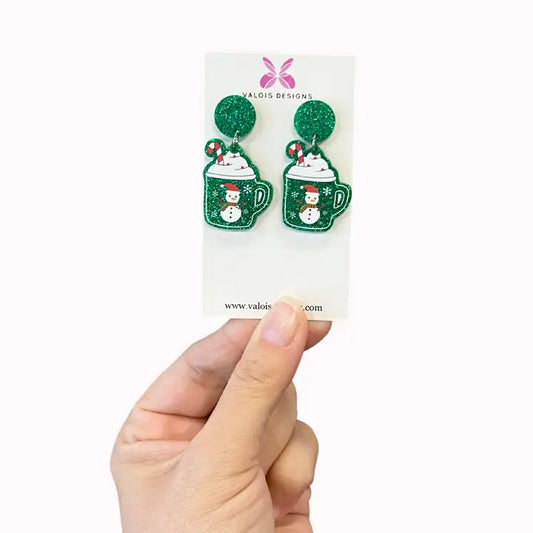 Christmas Hot Cocoa Earrings