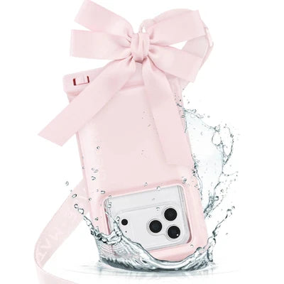 Case-Mate : Ballet Pink Bow Waterproof Floating Pouch