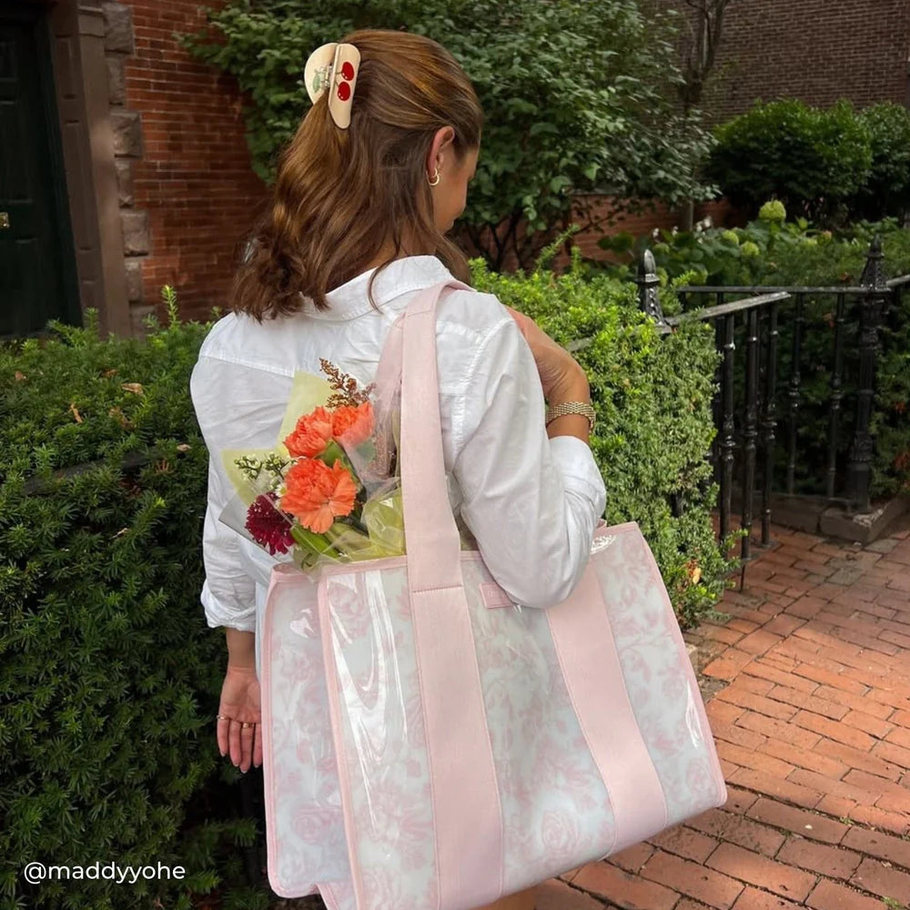 Case-Mate : Ballet Pink Afternoon Rose Jelly Tote Bag