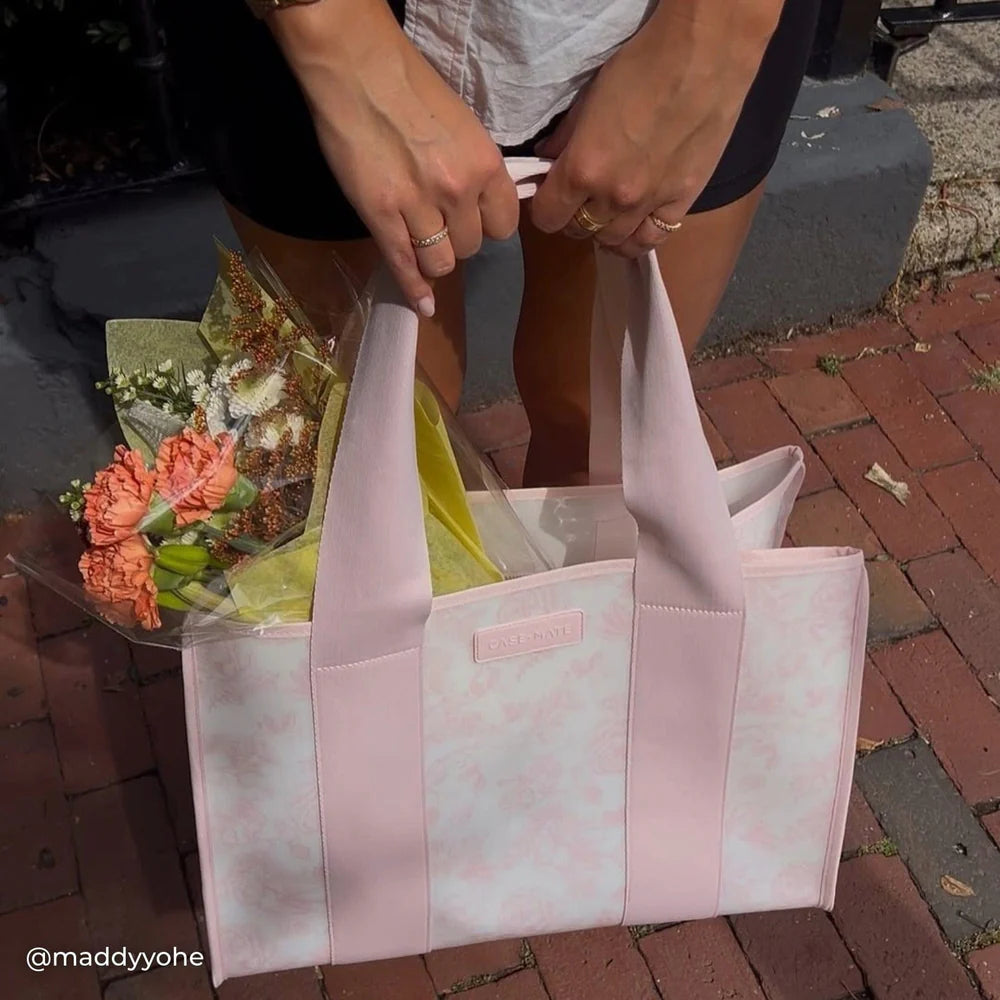 Case-Mate : Ballet Pink Afternoon Rose Jelly Tote Bag