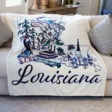 Louisiana Love Throw