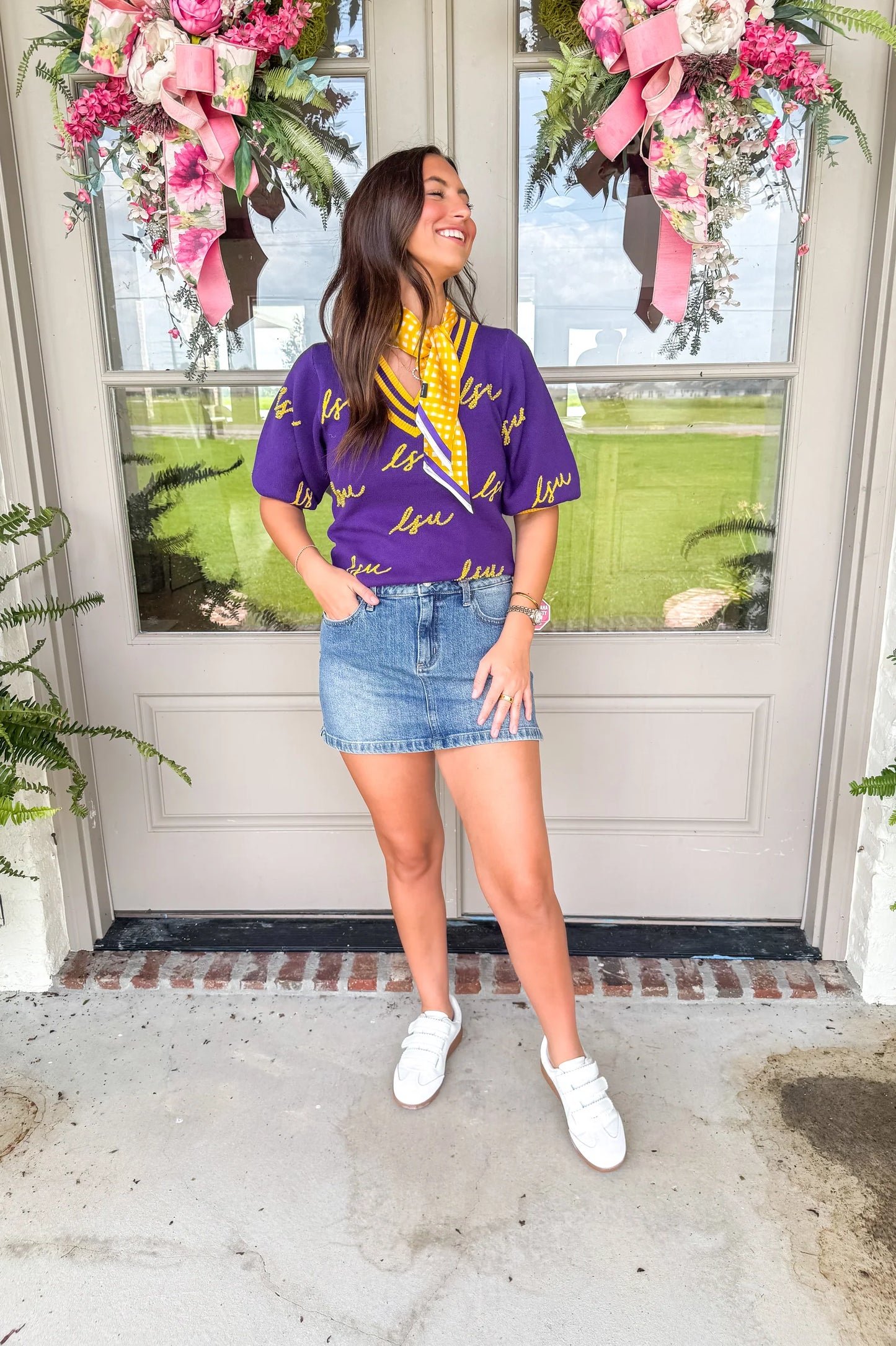 MS - Faith "LSU" Script Top