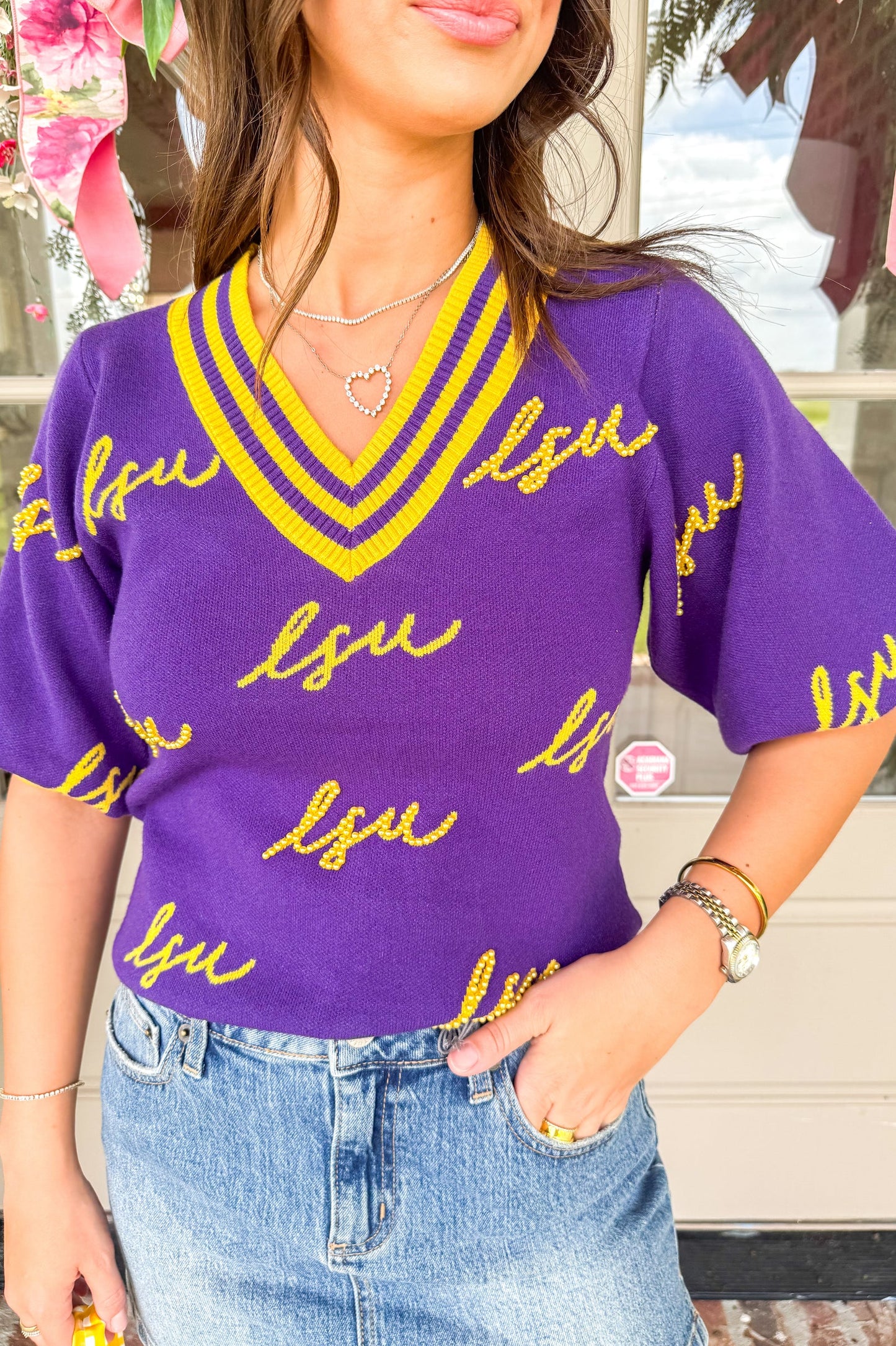 MS - Faith "LSU" Script Top
