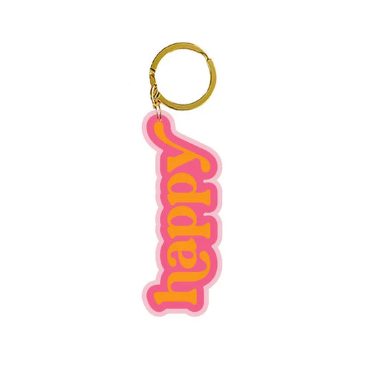 Happy - Keychain