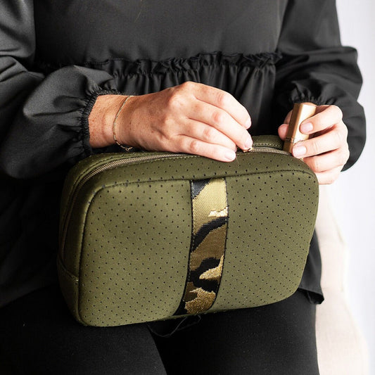 VIV&LOU - Army Green Cosmetic Bag