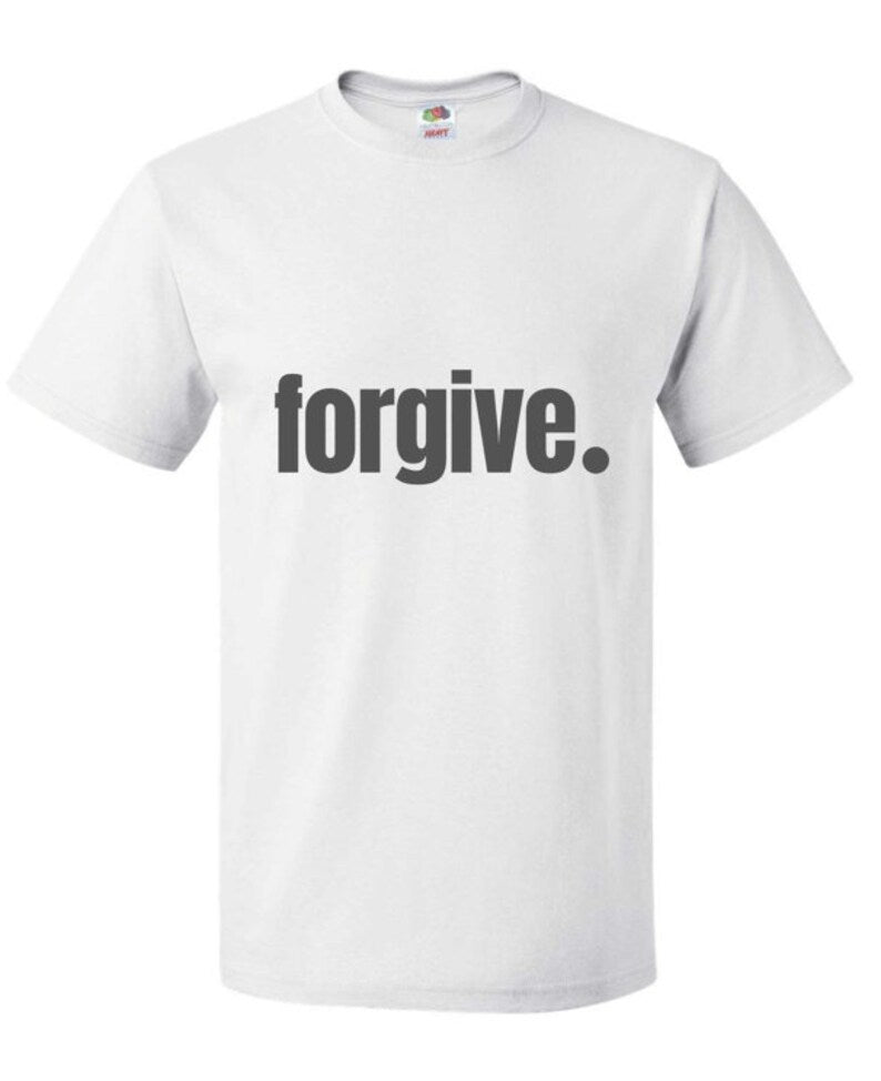 Adult Forgive White T-Shirt