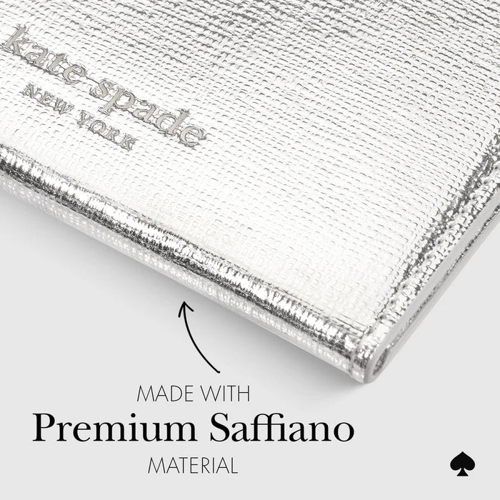 Kate Spade New York Metallic Silver Morgan MagSafe Wallet