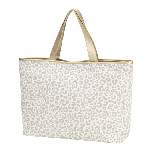 VIV & LOU - Natural Leopard Tote