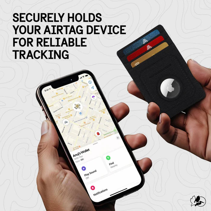 Pelican Black Aegis AirTag RFID Wallet