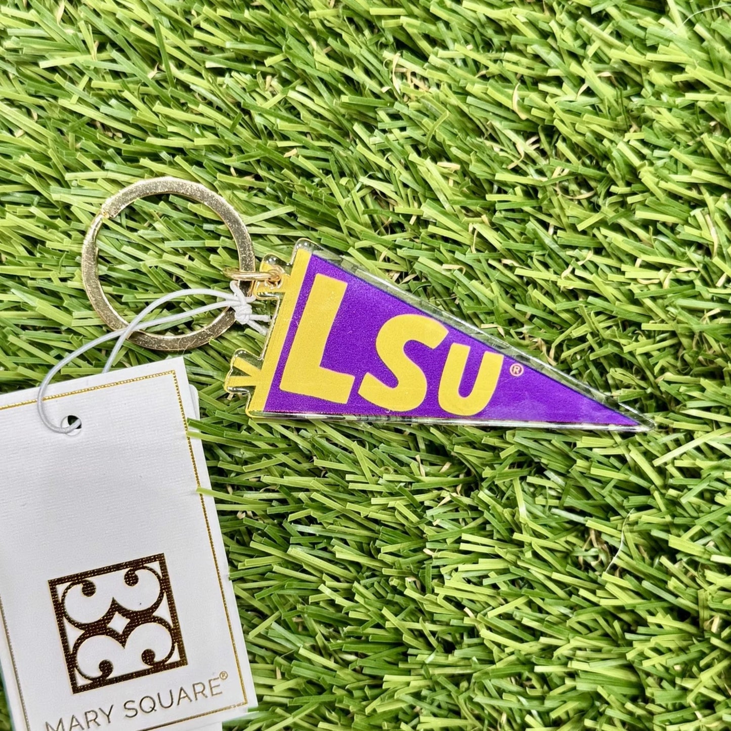 MS - LSU Flag Acrylic Keychain