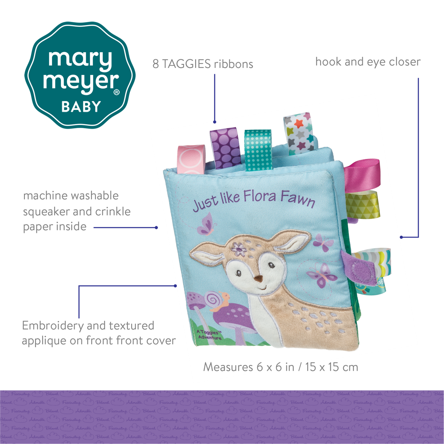 Taggies Flora Fawn Soft Book