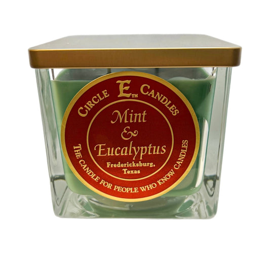 Mint & Eucalyptus Circle E Candles